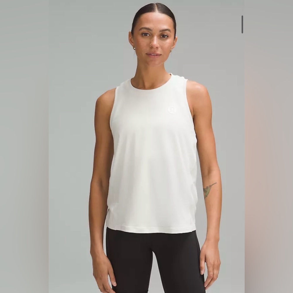 Lululemon Cotton-Blend Logo Training Tank Top